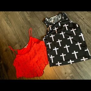 Charlotte Russe crop bundle